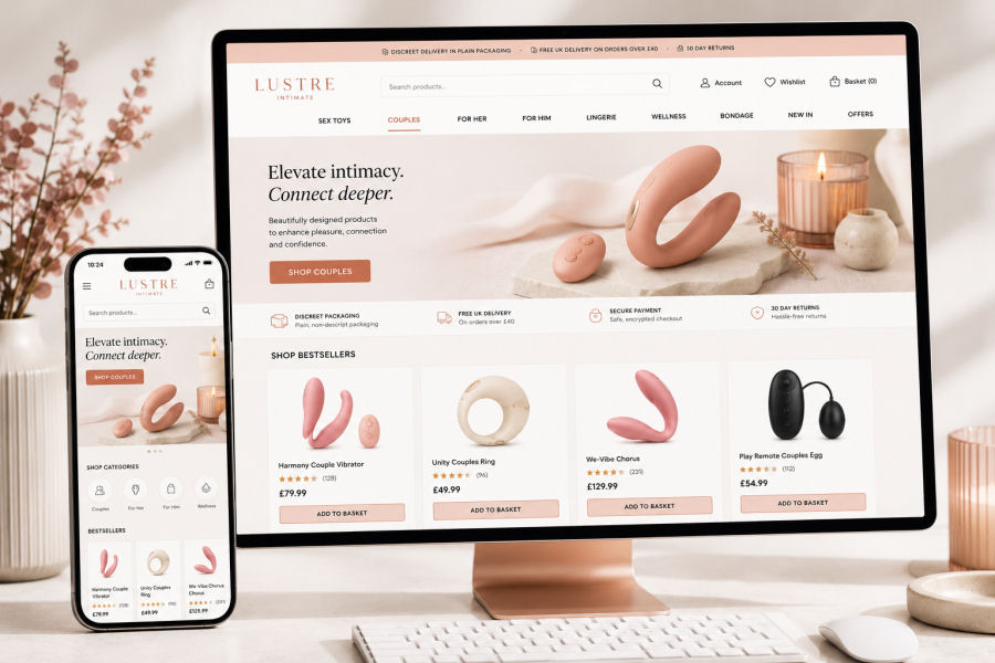 Professional adult website design and SEO services UK