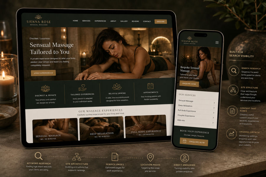 Professional adult website design and SEO services UK
