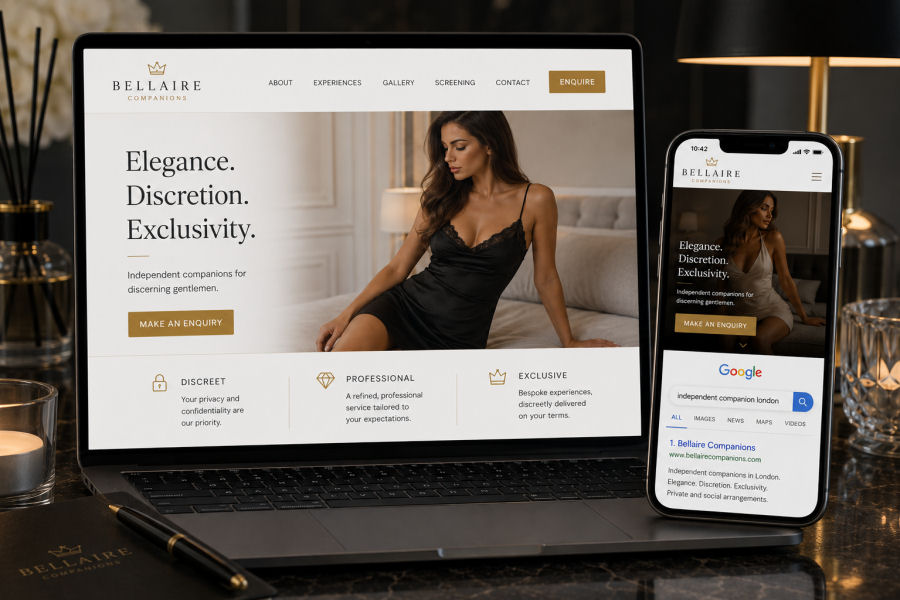 Professional adult website design and SEO services UK