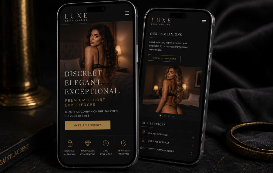 Professional adult website design and SEO services UK