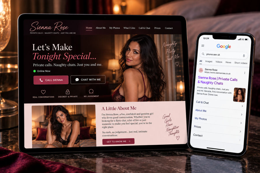 Professional adult website design and SEO services UK