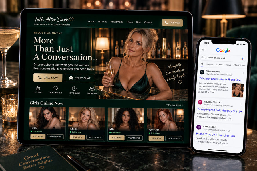 Professional adult website design and SEO services UK